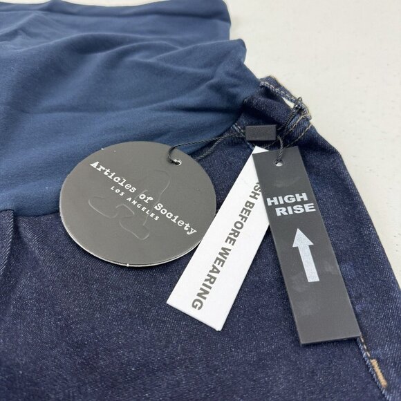 Articles of Society Maternity Skinny Jeans Secret Fit Panel Belly High Rise Sz27 - Picture 7 of 14